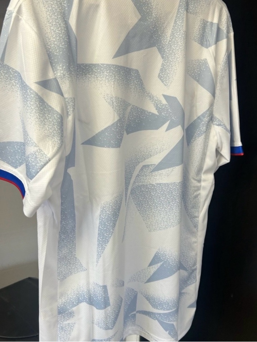 Nike White USA Soccer Jersey with Red & Blue Trim - Picture 6 of 10